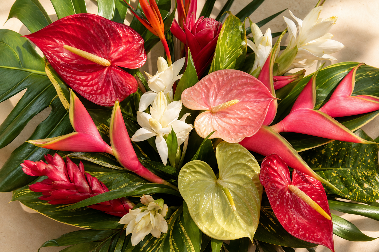 Création de bouquets floraux