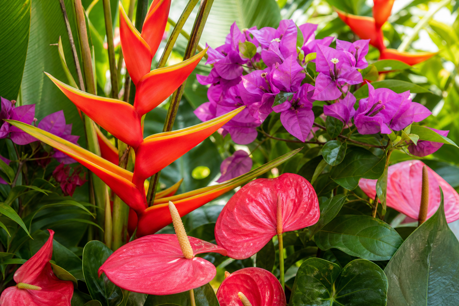 Fleurs tropicales