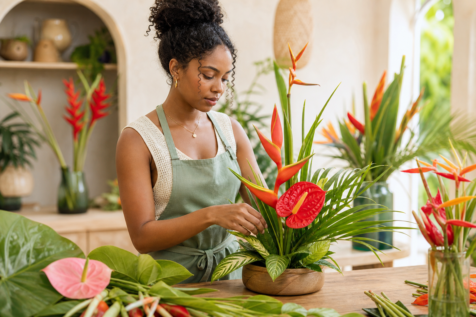 Atelier de composition florale