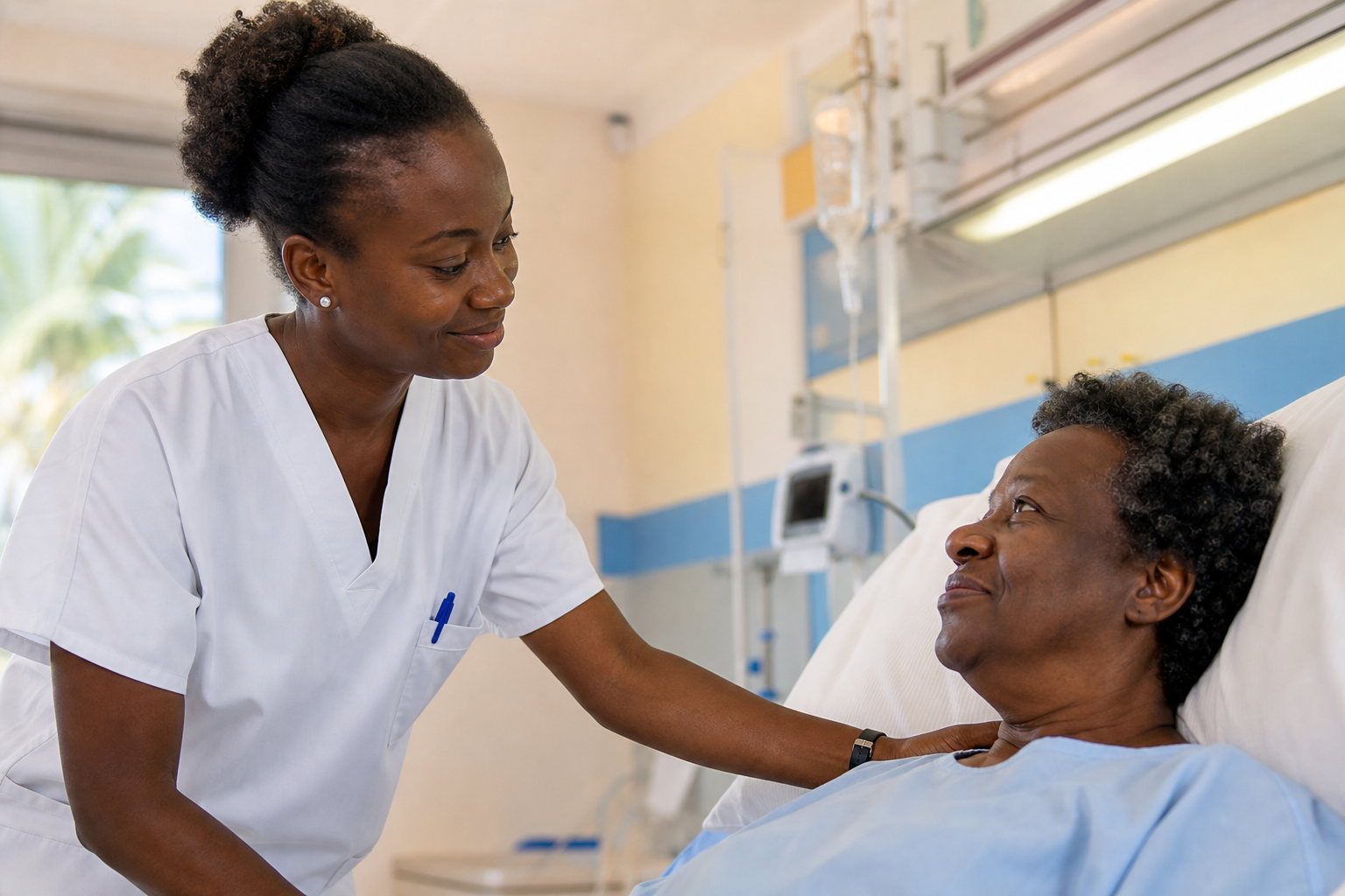 Infirmière en milieu hospitalier en Guadeloupe